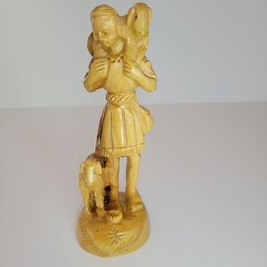 The Good Shepherd Hand Carved Olive Wood Statue